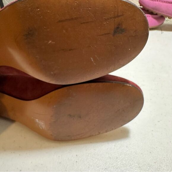 Coach Shoes‎ Coach Tia Suede Ankle Bootie Wine Red Size 7 - Picture 10 of 12